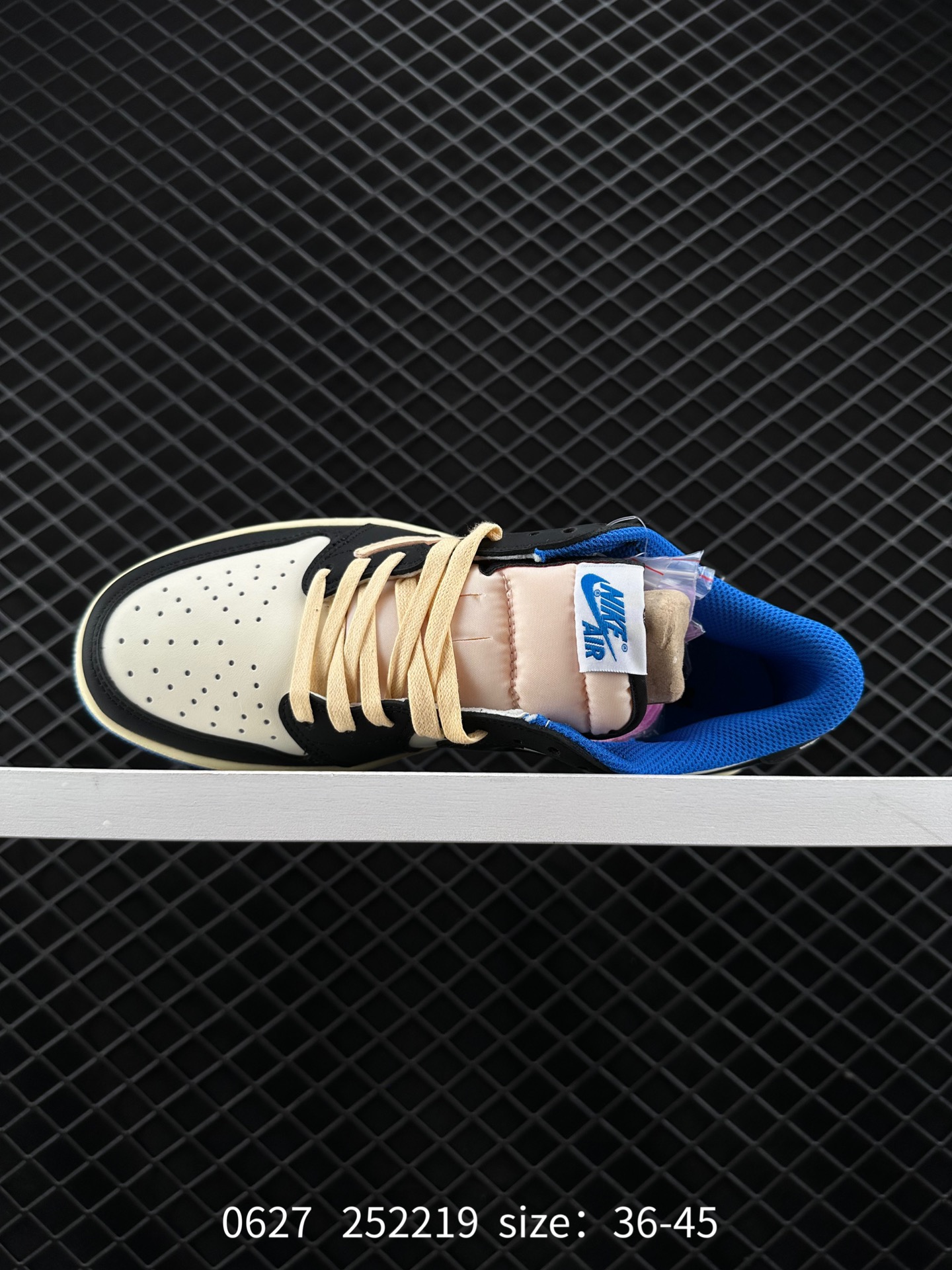 Fragment Design x Travis Scott x Nike Air Jordan 1 Low OG SP”Military Blue”